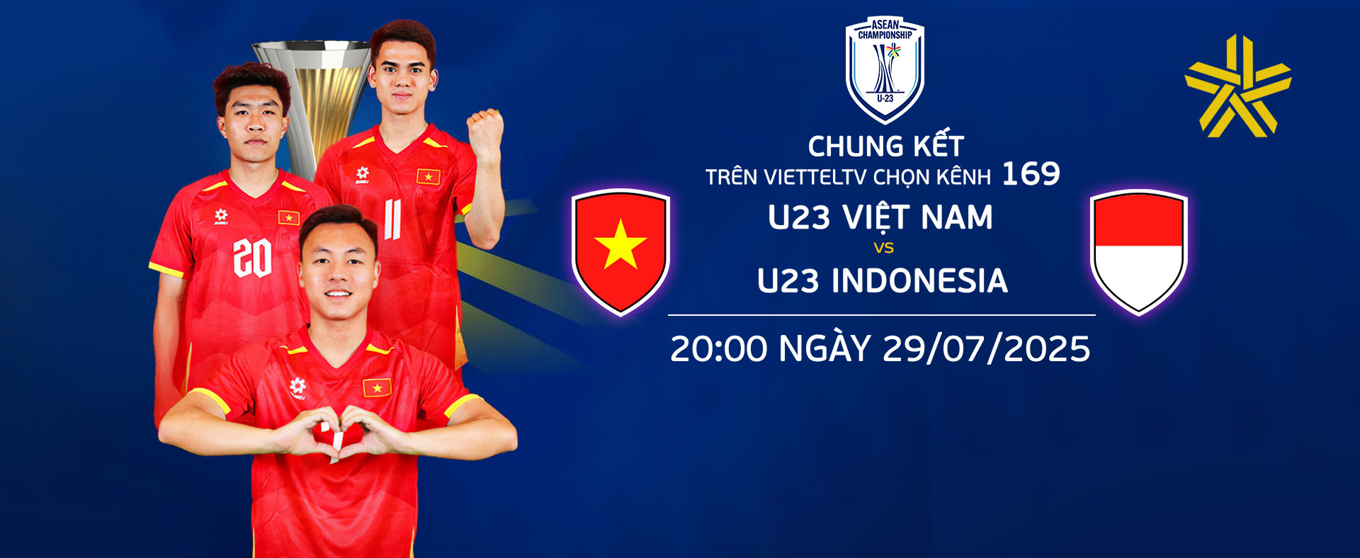 Link xem trực tiếp U23 Việt Nam và U23 Indonesia: Chung kết giải Đông Nam Á